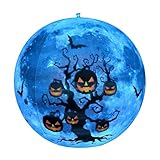 Halloween Fledermaus Luftballons - Aufblasbare Luftballons mit Halloween-Kürbis 23,62 Zoll im Freien | Wasserfeste aufblasbare Halloween-Bälle für den Innen- und Außenbereich, Hof