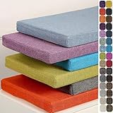 HBLIGHT Benutzerdefinierte Bankkissen Bankauflage Stuhlkissen für Fensterbank, Abnehmbarem Gartenbankauflage rutschfeste Bankpolster Schaukel Sitzkissen für Outdoor, Terrasse, Drinnen