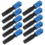 DOITOOL 10 Stück Glasfaser Stecker Optischer Stecker Single Mode Faser Stecker Sma Adapter Faser Stecker Adapter Ftth Faser Kaltverbindung Wiederverwendbare Glasfaser Anschlüsse
