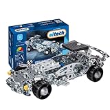 Eitech 00230 Metallbaukasten - Speed Racer Modell I, 260 Bauteile, Modellauto-Bausatz, DIY Lernspielzeug, Rennwagen ca. 18 cm, Konstruktionsspielzeug für Kinder ab 8 Jahren