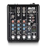 ALTO TrueMix 500 Mischpult mit XLR Mic In und USB Audio Interface für Podcasting, Live Performance, Streaming, Recording, DJ - Mac und PC