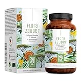 NATURTREU® Florazauber Kulturen Komplex magensaftresistent & vegan - 23 Bakterienstämme ohne Inulin - Komplex u.a. mit Lactobacillus & Bifidobakterien, 60 Kapseln