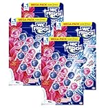 WC FRISCH Kraft Aktiv Duftspüler Blüten-Frische (4 x 200 g) 800 g, WC Reiniger für Reinigung bei jeder Spülung, Duftsteine für langanhaltend frischen Duft, 50% Anti-Kalk Effekt*