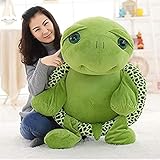 LADAMI 60cm Großes Plüschtier Schöne Große Augen Gefüllte Schildkröte Stofftier Puppen Weiches Kissen Kleine Meeresschildkröten Für Kinder Geschenk