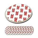 Nemaxx 10x NX1 Quickfix Magnet Set Befestigung Magnetbefestigung für Rauchmelder / Funkrauchmelder / Rauchwarnmelder / Rauchmelderbefestigung