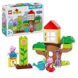 LEGO DUPLO Peppas Garten mit Baumhaus: Spielzeug-Baum, Lern-Set für Vorschulkinder zum Bauen und Umbauen mit 2 Figuren, Geschenk-Idee für Kinder ab 2 Jahren, Jungen und Mädchen 10431