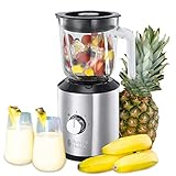Russell Hobbs Mini-Glas-Standmixer Compact, platzsparendes Design, 23450U/min, Impuls-/Ice-Crush-Funktion, 0,8l Glasbehälter, Edelstahlmesser, Mixer, elektrischer Zerkleinerer, Smoothie-Maker 25290-56