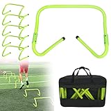 YZNAHRE 6er Set Speed Agility Training Hürden Höhenverstellbar Trainingshürden Koordinationshürden Minihürden Set für Fußball Sport Trainingshilfe Trainingszubehör