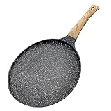 Huvqianu Crêpe-Pfanne Induktion, Antihaft-Eier-Burgerpfanne, Induktions-Bratpfanne, Antihaft-Burger-Steakpfanne, Pochierte Eierpfanne Induktion, Induktionsherdplatte, Antihaft-Krepppfanne,