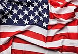 wandmotiv24 Fototapete Flagge USA Amerika, XL 350 x 245 cm - 7 Teile, Wanddeko, Wandbild, Wandtapete, M4944