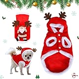 Hundekostüme Weihnachten Elchkostüm, Haustier Weihnachtskostüm, Weihnachten Katzen Kleidung, Haustier-Kleidung, Weihnachten Hundekleidung, Hundekostüm Hunde für Winter Weihnachten Hundebekleidung (L)