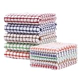 Küchentücher – saugfähige Küchentücher | 10 Geschirrtücher aus Baumwolle für die Küche | Ultra-Baumwolltuch 39,9 x 28,9 cm | Küchentücher Typ Mehlsack Schnelltrocknend