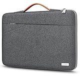 TECOOL 14 Zoll Laptop Tasche Hülle Tragetasche mit Griff für 14 Zoll Lenovo Thinkpad Ideapad HP Dell Acer Asus Notebook Chromebook Wasserdicht Notebooktasche Stoßfestes Sleeve, Dunkelgrau