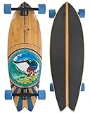 JUCKER HAWAII Cruiser Pau Hana - Cruiser Skateboard, Cruiserboard mit edlem Bambus Deck im Hawaiian Surf Style