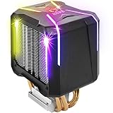 EMPIRE GAMING - GUARDIAN V201 Prozessorlüfter für Gamer PC-Aluminium Kühler 4 Wärmerohre aus Kupfer Heatpipes-Adressierbarer Lüfter RGB-CPU DIY Gamers-Geräuscharme Wärmeableitung-Intel und AMD