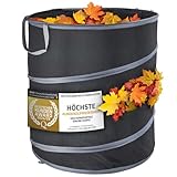 Werkfox Garten-Abfallsack Selbststehend & robust; Pop-Up Gartensäcke, Laubsack für Grünschnitt, Rasenschnitt & Gartenabfälle (XL)