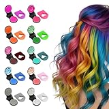 10 Farben Haarkreide für Mädchen Set,Tragbare Nicht Klebrige Temporäre Haarfarbe,Temporäre Haarfärbe-Stifte Auswaschbar,Ideal für Ostergeschenke Kinder,Weihnachten, Geburtstagsparty