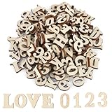 200 Stück Holzbuchstaben,Natürliche Buchstaben Block Holzplatte,DIY Dekoration Displays,Holzbuchstaben zum Basteln,Geeignet für Dekoration/Frühes Lernen/DIY Bastelprojekte