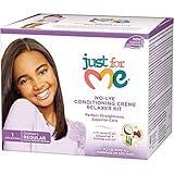 Just For Me No-Lye Conditioning Creme Haarglättungs Satz - Regular