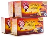 Teekanne Rooibos Vanille, 4er Pack (4 x 20 Teebeutel), 4 x 35 g