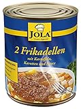 Jola Frikadellen mit Kartoffeln, Karotten und Sauce, 800 g