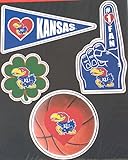 aminco Kansas Jayhawks Magnet-Set, 4-teilig