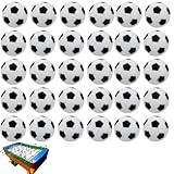 agogue 30 Stück Tischkicker Bälle, Kickerbälle, Mini Fussball Kickertisch Tischfussball Bälle Mini Tischkicker Tischfussball Kinder Für Jungs Party und Spielzimmer Interaktive Geschenke