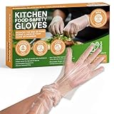 Protospheric Hochwertige Einweg-Handschuhe aus Polyethylen-Mischgewebe, Stretch, Lebensmittelsicherheitshandschuhe, Nitril, Vinyl, Latex- und puderfrei, 100 Stück, Größe S/M