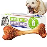 Rinderknochen für Hunde, echter Knochen für Hunde, Rinderbeinknochen zum Kauen von Hunden - Gesunde Leckerlis für das Mark, Kauspielzeug für Hunde großer Rassen