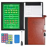 CHSEEO Fußball Taktiktafel für Trainer, Profi Fußball Trainermappe, Fussball Trainer Zubehör, Fussball Geschenk für Jungen Coaches, Coaching-Taktische Planung #4