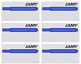 Lamy T10 Tintenpatronen blau (6 Päckchen mit je 5 Patronen) 30 Patronen