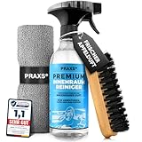 PRAXS® Innenraumreiniger Auto (500ml) - Cockpit Reiniger pH neutral - porentiefe Reinheit für Kunststoff, Polster, Leder - Auto Innenraum Reiniger, Cockpitpflege, Innenraumreiniger