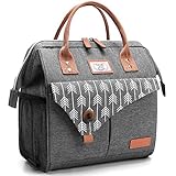 Lekesky 11L Kühltasche Lunchtasche, Kleine Kühltasche für Arbeit, Picknick, Outdoor (Grau)