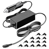 KFD 90W 12V-24V Universal KFZ Ladekabel Netzteil Laptop Auto Ladegerät DC Adapter für Lenovo IBM Asus Acer HP Dell Sony Samsung Fujitsu Toshiba Delta LG Medion Notebook Car Charger Zigarettenanzünder