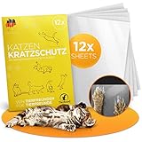 TIERHOOD - Kratzschutz - für Sofa Wand Tür und Möbel - Made in Germany - 0,25 mm dick - Katzen das Kratzen abgewöhnen - cat Couch Protector - schmutzabweisend - Sofaschutz Kratzfolie für Katze