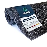 diconfa Bautenschutzmatte BREITE 750mm 75cm 0,75m WÄHLBAR == Dicke: 3 bis 20mm - LÄNGE: 0,05m bis 10m - Auswahl: 1,2m 120cm lang, 20mm stark - Gummimatte Meterware Gummigranulat-Matte Regenerat