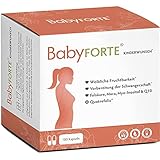 BabyFORTE Kinderwunsch Tabletten | vegan | Folsäure 800 μg, Quatrefolic®, Maca, Inositol, Jod | 180 Kapseln | Vitamine Schwangerschaft