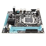 Desktop Motherboard, Micro ATX Gaming Motherboard, LGA 1155 I3/I5/I7, Dual Channel DDR3, M.2 NVMe NGFF, PCIe, HDMI VGA Ausgang, USB 2.0, 10/100 Mbit/s LAN, 3 Phasen Stromversorgung
