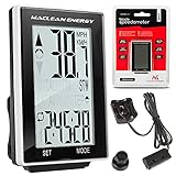 Maclean MCE315 16 in 1 Fahrradcomputer Fahrrad Computer Tacho Kilometerzähler Tachometer Digital Biketacho (Kabelgebunden)