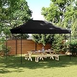 Furniture Item Home Faltbares Partyzelt Pop-Up Schwarz 440x292x315cm Möbel
