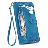 SHIEID Handytasche für HTC U23 Pro/U23 Hülle Magnetischer Ständer, HTC U23 Pro/U23 magnetische Flip Leder Wallet Case, Handytasche Cover Kompatibel mit HTC U23 Pro/U23-Blau
