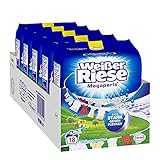 Weißer Riese Universal Megaperls Vollwaschmittel (18 Waschladungen), Waschmittel für weiße Wäsche wirkt extra stark gegen Flecken bei 20–95 °C, 100 % recycelbares Plastik
