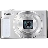 Canon PowerShot SX620 HS Digitalkamera (20,2 MP, 25-Fach optischer Zoom, 50-Fach ZoomPlus, 7,5cm (3 Zoll) Display, CMOS-Sensor; DIGIC4+, optischer Bildstabilisator, WLAN, NFC, HDMI) Kamera, Silber
