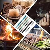6 Stück Stabfeuerzeug, Stabfeuerzeug Gas Nachfüllbar, Feuerzeug Lang Stab 17.6cm, Kerzenfeuerzeug Sturmfeuerzeug für Kerzen, Grill, Küche, Kamin, Camping, Geschenke für Männer (Ohne Gas)