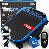 ZULAX VibraNova Fußmassagegerät mit Vibration [30 Geschwindigkeitsstufe] leiser Fussmassagegerät elektrisch, Vibrationsplatte, wohltuendes Massagegerät für entspannte Füße und Waden, Geschenk-Idee