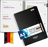 Terminplaner 2026 A5 – Kalender 2026 Buchkalender – Wochenplaner für Termine & Organisation – Planer Minimalist – Praktischer Terminkalender Jan - Dez 2026 mit Deutschen Feiertagen - Klimafreundlich