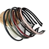 Bzybel Wome Haarbänder aus Kunststoff, gepunktet, für kleine Mädchen