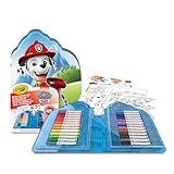 CRAYOLA - Paw Patrol Mal- & Stickerkoffer, Set mit Filzstiften, Malvorlagen, Stickern, 45 Stück, Kreatives Geschenk für Kinder, ab 5 Jahren, 04-0783