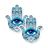 Türkischer böser Blick-Magnet, 10,2 cm, 2 Stück, Vinyl für Souvenir, Spaß, Geschenk, Kühlschrank, Geschirrspüler, ID 44999