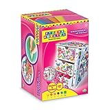 ORB Sticky Mosaic Schmuckkästchen mit Notizbuch kreative Geschenke Bastelset Kinder Geschenke für Mädchen und Jungen selbstklebend Glitzer Moosgummi Aufkleber Kindergeburtstag Deko basteln ab 5 Jahre
